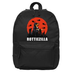 Rottweiler Rottie Dog Lovers Rottweiler Mom Funny 16 in Basic Backpack