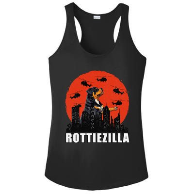 Rottweiler Rottie Dog Lovers Rottweiler Mom Funny Ladies PosiCharge Competitor Racerback Tank