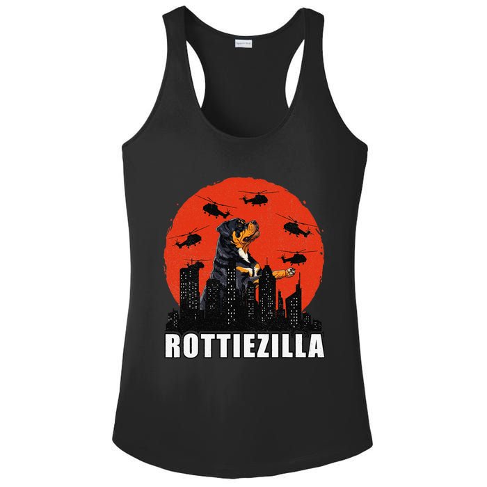 Rottweiler Rottie Dog Lovers Rottweiler Mom Funny Ladies PosiCharge Competitor Racerback Tank