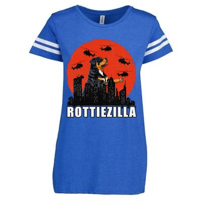 Rottweiler Rottie Dog Lovers Rottweiler Mom Funny Enza Ladies Jersey Football T-Shirt