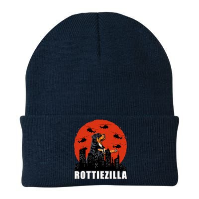 Rottweiler Rottie Dog Lovers Rottweiler Mom Funny Knit Cap Winter Beanie