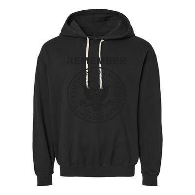REMEMBER Garment-Dyed Fleece Hoodie