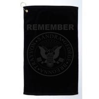 REMEMBER Golf Towel