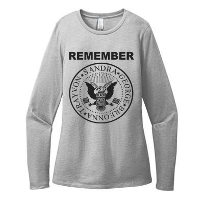 REMEMBER Womens CVC Long Sleeve Shirt