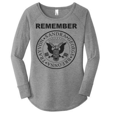 REMEMBER Women's Perfect Tri Tunic Long Sleeve Shirt