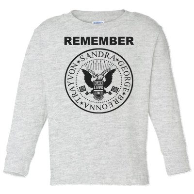 REMEMBER Toddler Long Sleeve Shirt