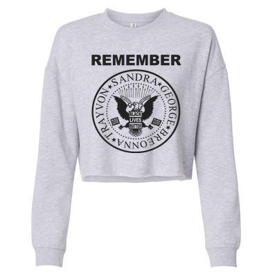 REMEMBER Cropped Pullover Crew