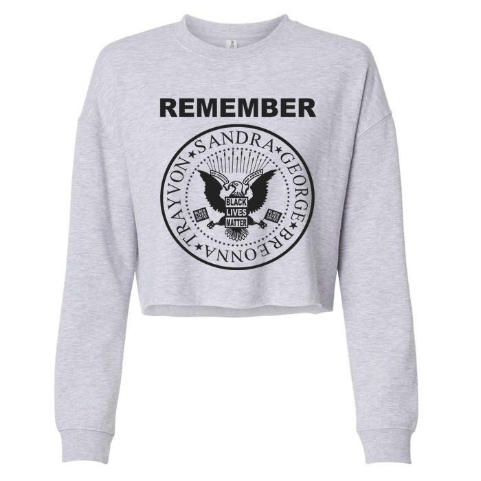 REMEMBER Cropped Pullover Crew