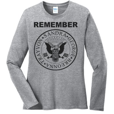 REMEMBER Ladies Long Sleeve Shirt