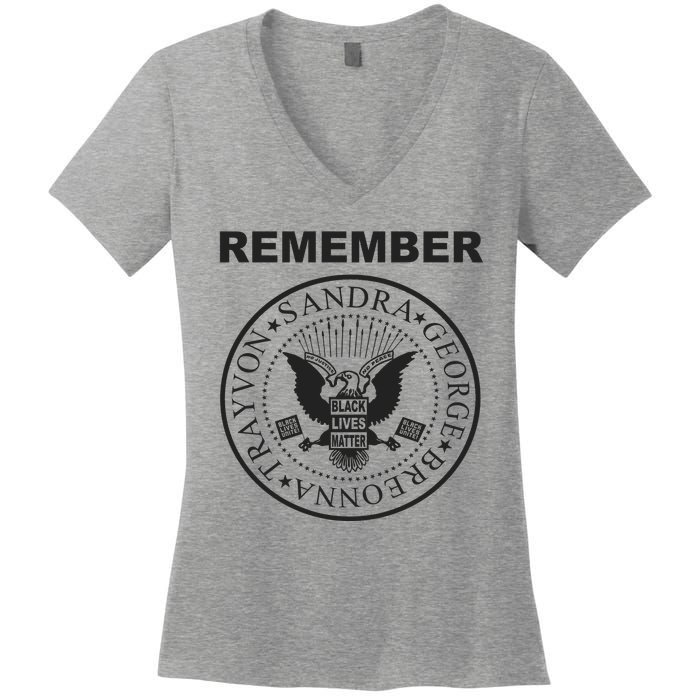 REMEMBER Women's V-Neck T-Shirt