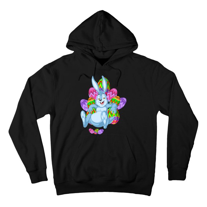 Rabbit Relaxing Easter Day Hoodie