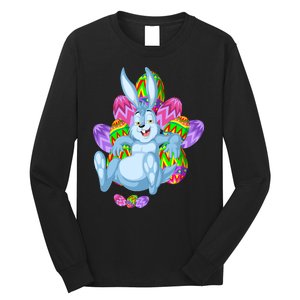 Rabbit Relaxing Easter Day Long Sleeve Shirt