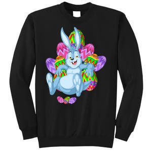 Rabbit Relaxing Easter Day Sweatshirt