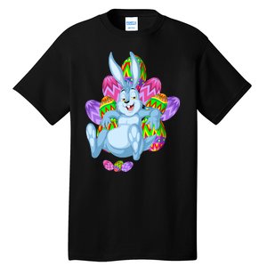 Rabbit Relaxing Easter Day Tall T-Shirt