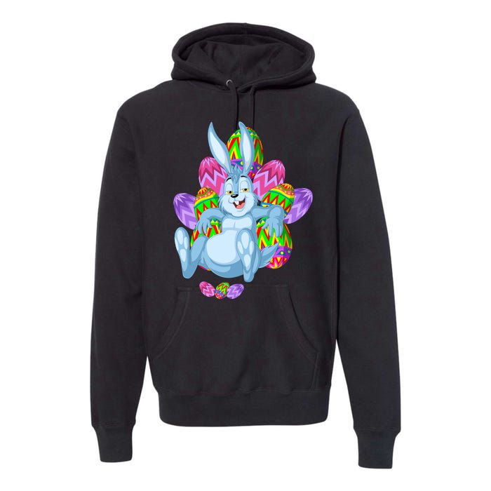 Rabbit Relaxing Easter Day Premium Hoodie