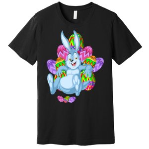 Rabbit Relaxing Easter Day Premium T-Shirt