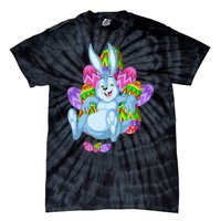 Rabbit Relaxing Easter Day Tie-Dye T-Shirt