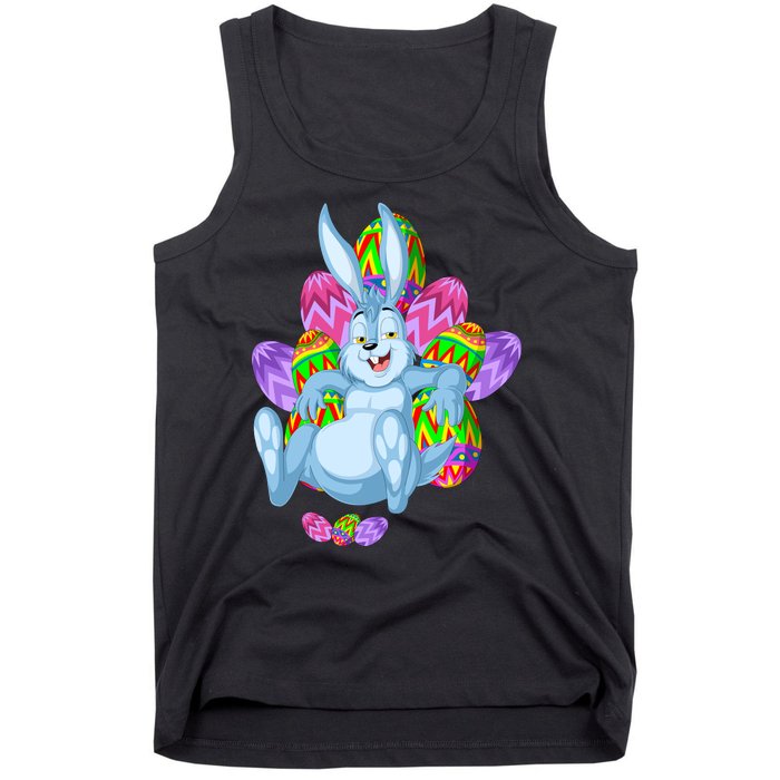 Rabbit Relaxing Easter Day Tank Top