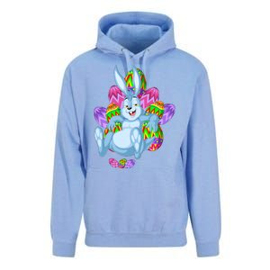 Rabbit Relaxing Easter Day Unisex Surf Hoodie