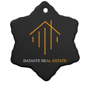 Radiate Real Estate Ceramic Star Ornament