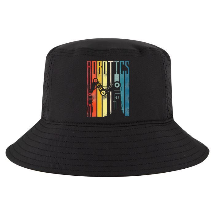 Robot Robotics Engineer Retro Robotics Cool Comfort Performance Bucket Hat