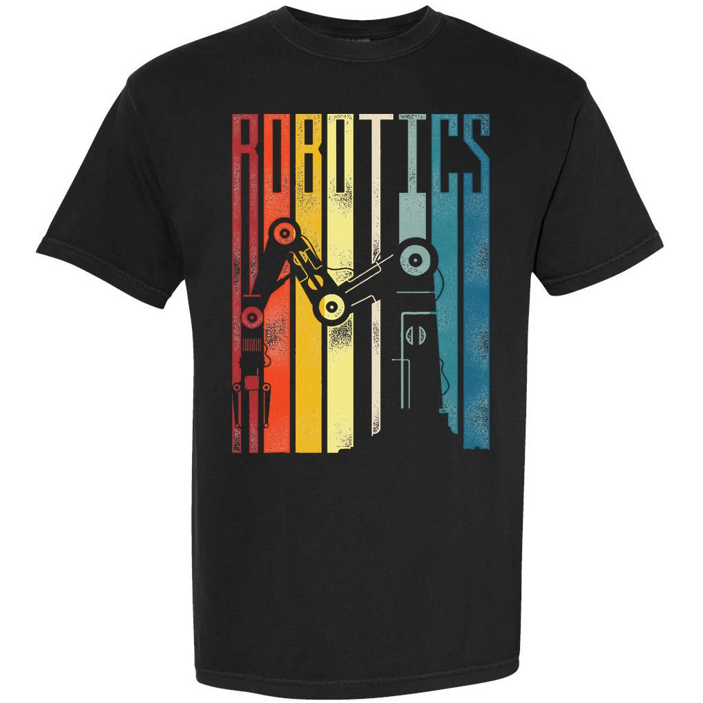 Robot Robotics Engineer Retro Robotics Comfort Colors T-Shirt