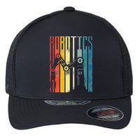 Robot Robotics Engineer Retro Robotics Flexfit Unipanel Trucker Cap
