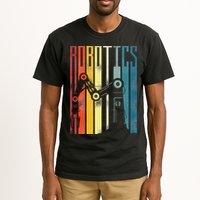 Robot Robotics Engineer Retro Robotics Tall T-Shirt