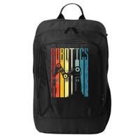 Robot Robotics Engineer Retro Robotics City Backpack