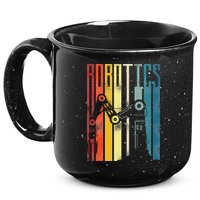 Robot Robotics Engineer Retro Robotics 15oz Campfire Ceramic Mug