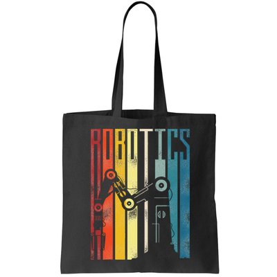 Robot Robotics Engineer Retro Robotics Tote Bag