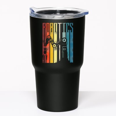 Robot Robotics Engineer Retro Robotics Tumbler