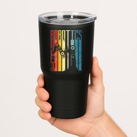 Robot Robotics Engineer Retro Robotics Tumbler