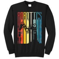Robot Robotics Engineer Retro Robotics Tall Sweatshirt