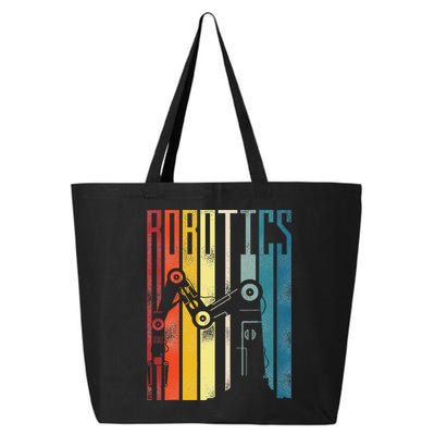 Robot Robotics Engineer Retro Robotics 25L Jumbo Tote