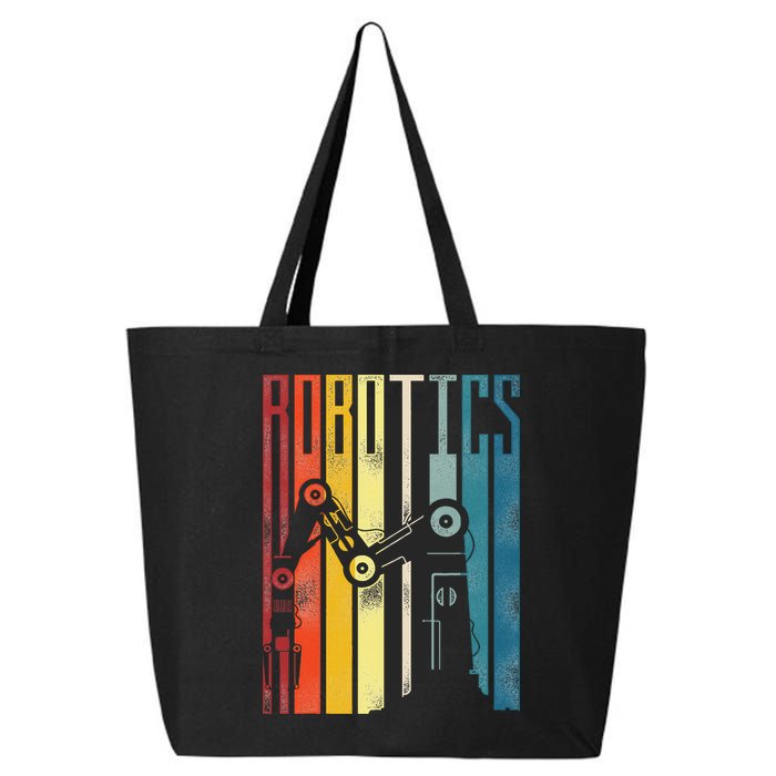 Robot Robotics Engineer Retro Robotics 25L Jumbo Tote