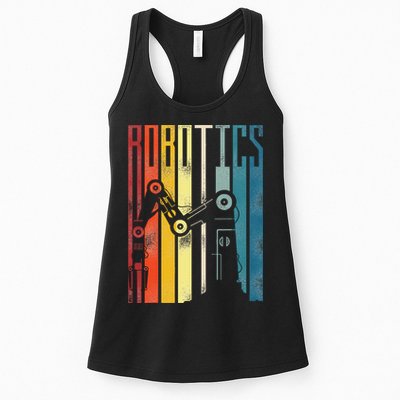 Robot Robotics Engineer Retro Robotics Womens Tank Top