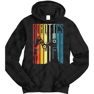 Robot Robotics Engineer Retro Robotics Tie Dye Hoodie
