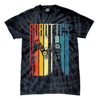 Robot Robotics Engineer Retro Robotics Tie-Dye T-Shirt