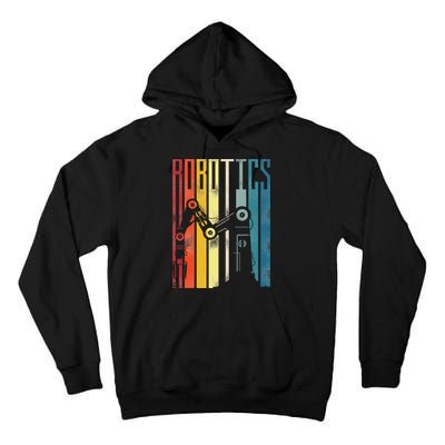 Robot Robotics Engineer Retro Robotics Tall Hoodie