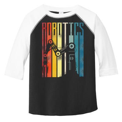 Robot Robotics Engineer Retro Robotics Toddler Fine Jersey T-Shirt