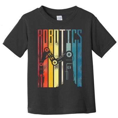 Robot Robotics Engineer Retro Robotics Toddler T-Shirt