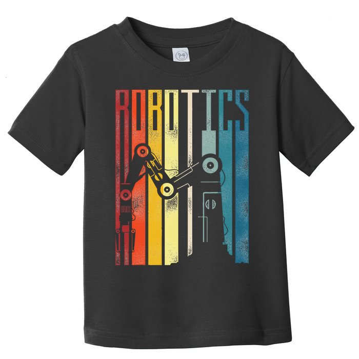 Robot Robotics Engineer Retro Robotics Toddler T-Shirt