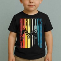 Robot Robotics Engineer Retro Robotics Toddler T-Shirt