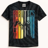 Robot Robotics Engineer Retro Robotics Kids Tie-Dye T-Shirt