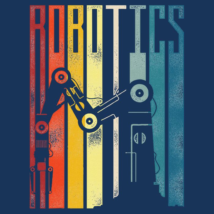 Robot Robotics Engineer Retro Robotics Infant Baby Jersey Bodysuit