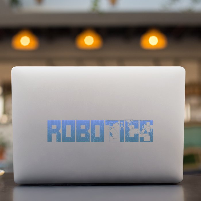 Robot Robotics Engineer Robotics Permanent Decal Sticker