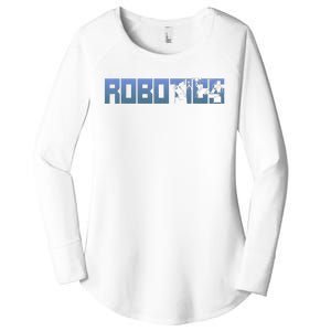 Robot Robotics Engineer Robotics Women's Perfect Tri Tunic Long Sleeve Shirt