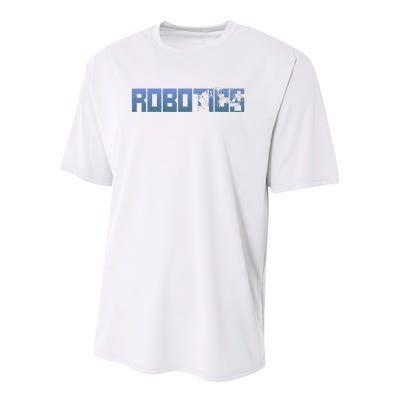 Robot Robotics Engineer Robotics Youth Performance Sprint T-Shirt