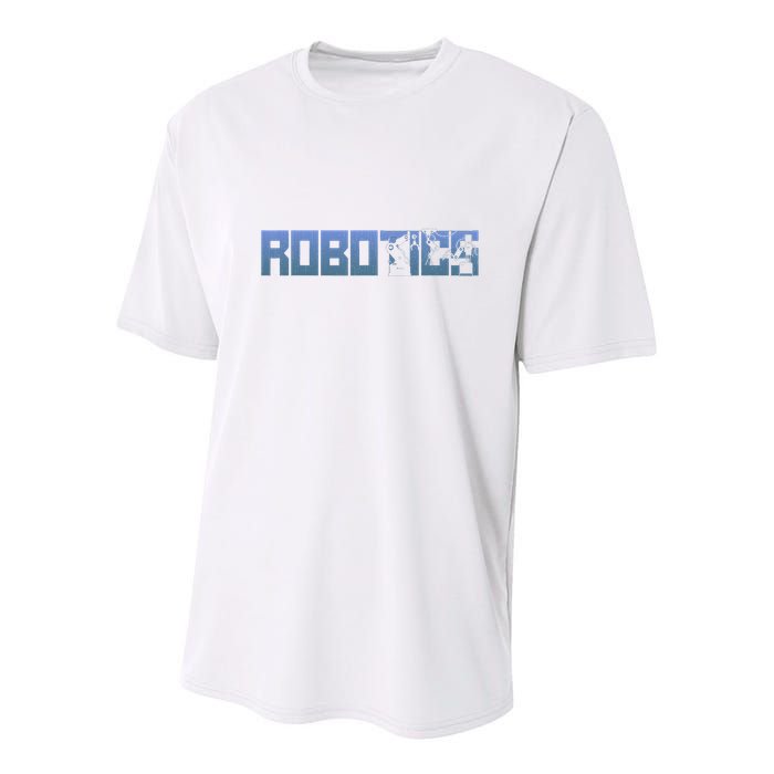 Robot Robotics Engineer Robotics Youth Performance Sprint T-Shirt